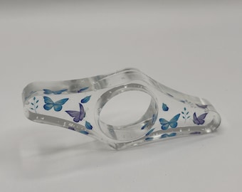 Blue Butterfly Book Page Holder