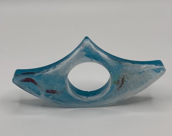 Blue Fish Pond Book Page Holder
