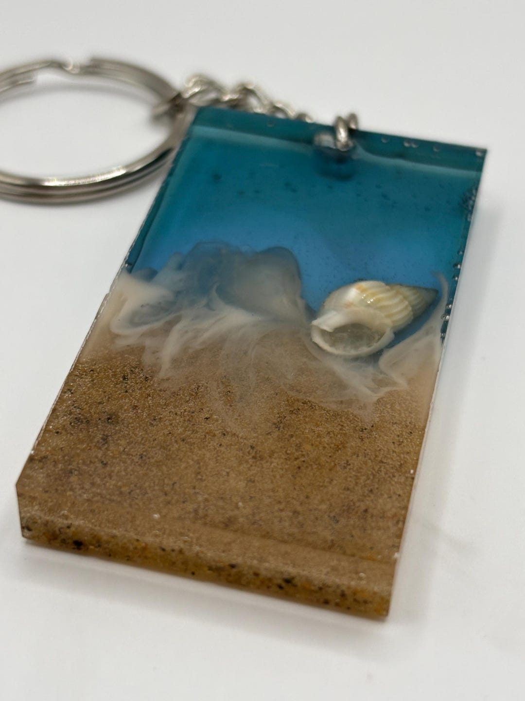 Handmade Ocean Key Chain - Etsy