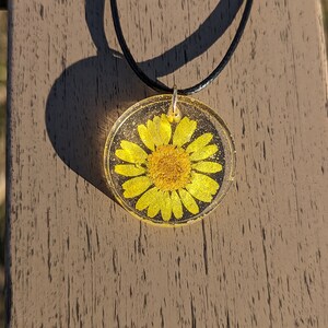 Handmade Yellow Flower Necklace
