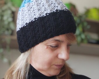 Thick Knit Beanie - Etsy