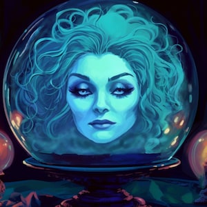 Haunted Mansion - Madame Leota Art - Digital Art File for instant download