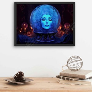 Haunted Mansion - Madame Leota - Fine Art Print on Glossy Poster Paper ...