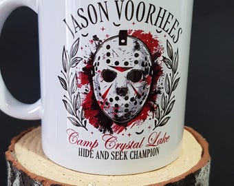 Jason Mug - Friday the 13th Horror Movie Mug: Halloween Gift  - Christmas