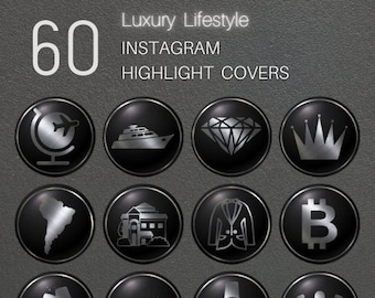 60 のラグジュアリー ライフスタイル Instagram ハイライト カバー シルバー プラチナ ホワイト ゴールド、Instagram バンドル、ミニマリスト Ig SVG ストーリー アイコン、ソーシャル メディア キット