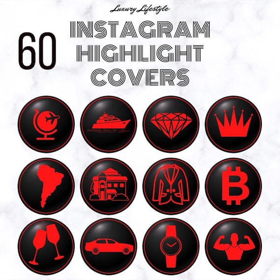 60+ Instagram Highlight Covers for Men Bloggers, Luxury Lifestyle - Main Image