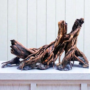 Ceppo di ramo in legno galleggiante naturale per acquario / Decorazione per acquari e terrari per piante Anubias, Buchepalandra, muschio di Giava / Ornamento per pesci Betta