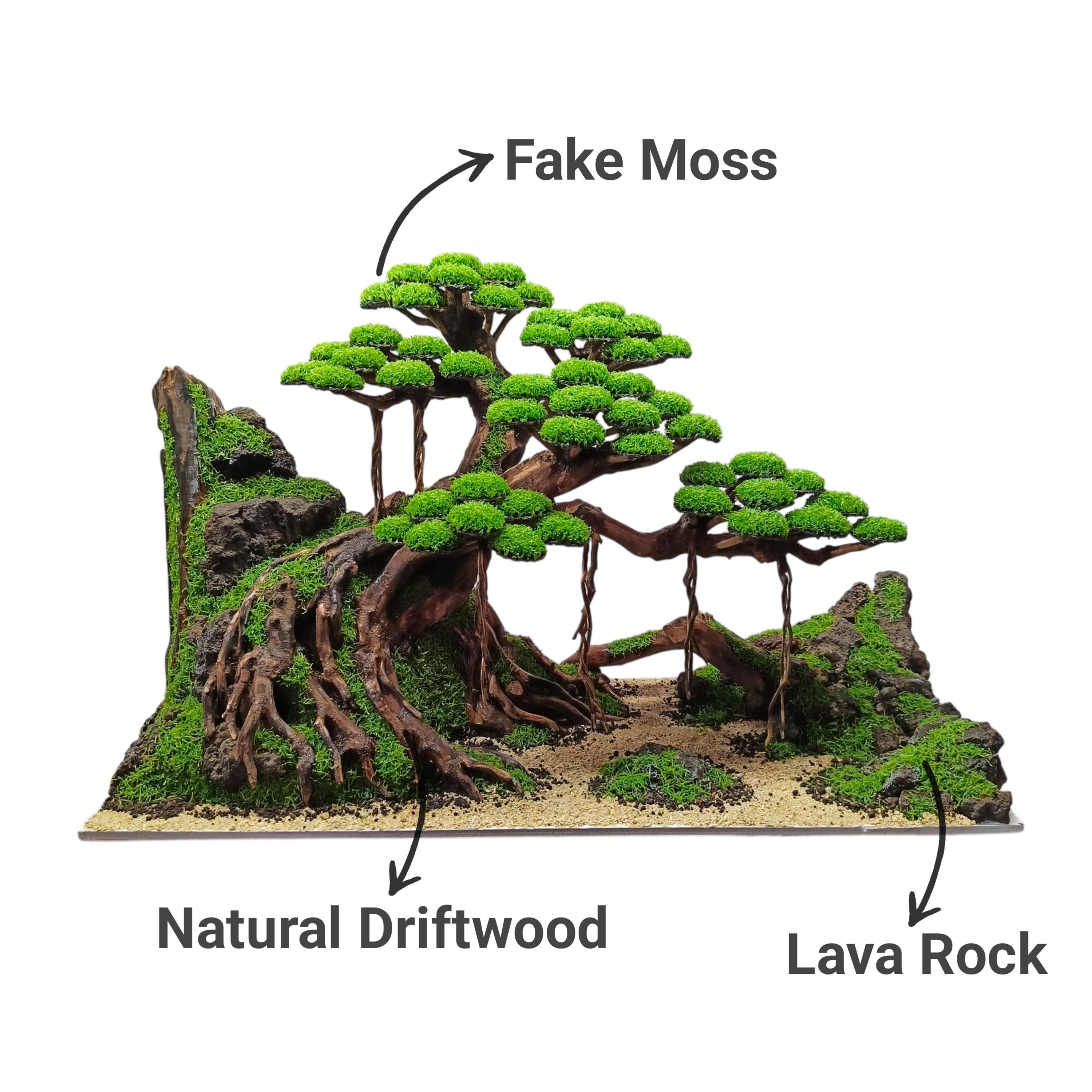 Bonsai Tree Aquarium, Bonsai Driftwood Fake Moss, Bonsai Driftwood, Fish  Tank Decoration, Aquarium Aquascape, Aquarium Decoration - Etsy