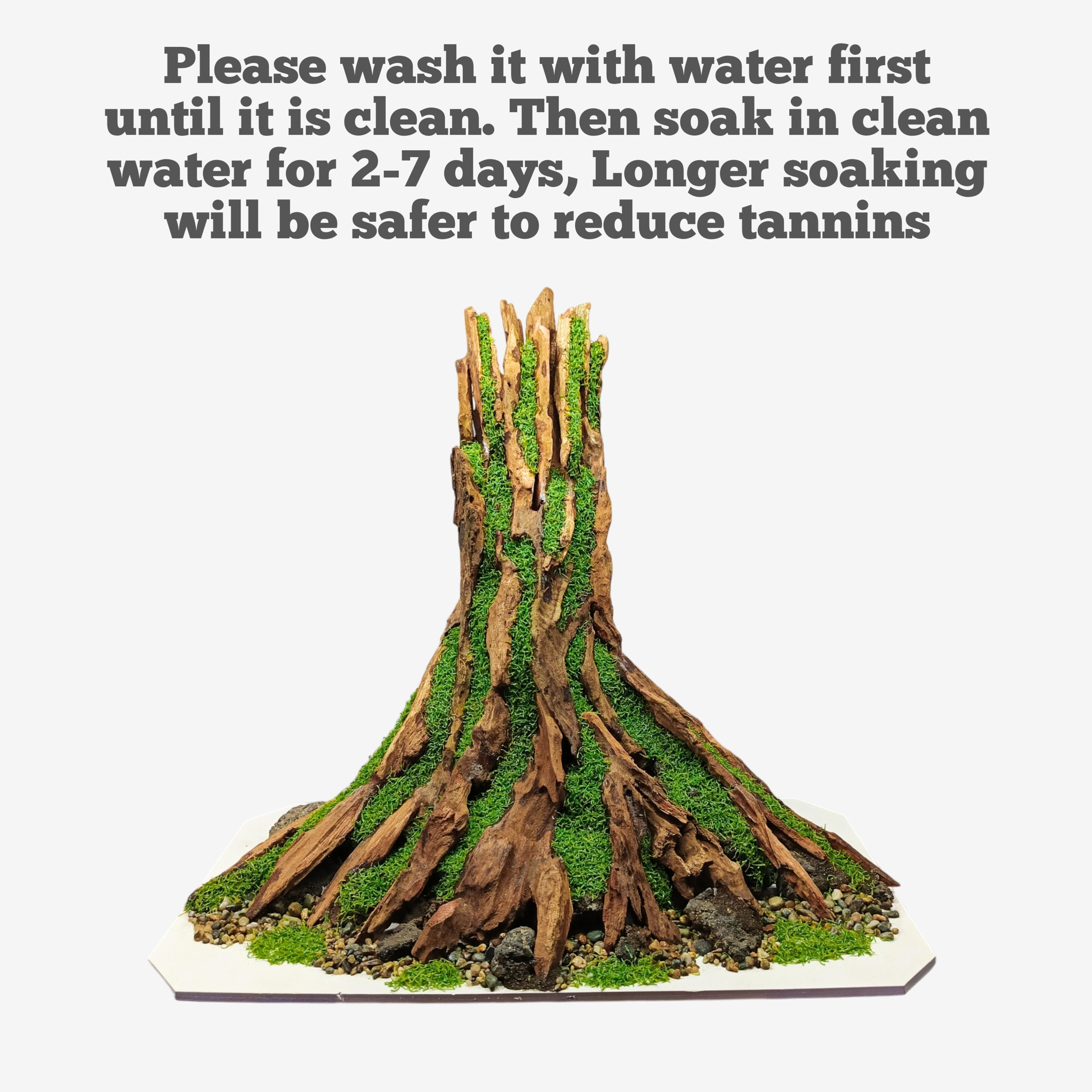 Fake Tree Tank Bonsai Tree Stump Fake Moss, Aquarium Driftwood, Bonsai Driftwood, Fish ...