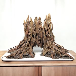 Aquarium Driftwood stump, Bonsai tree stump, Driftwood cave, Fish Tank Decoration, Aquarium Aquascape, Aquarium Decoration