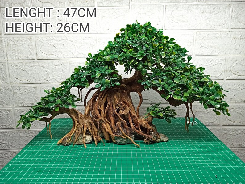 Bonsai Tree Aquarium Bonsai Driftwood Fish Tank Decoration Etsy