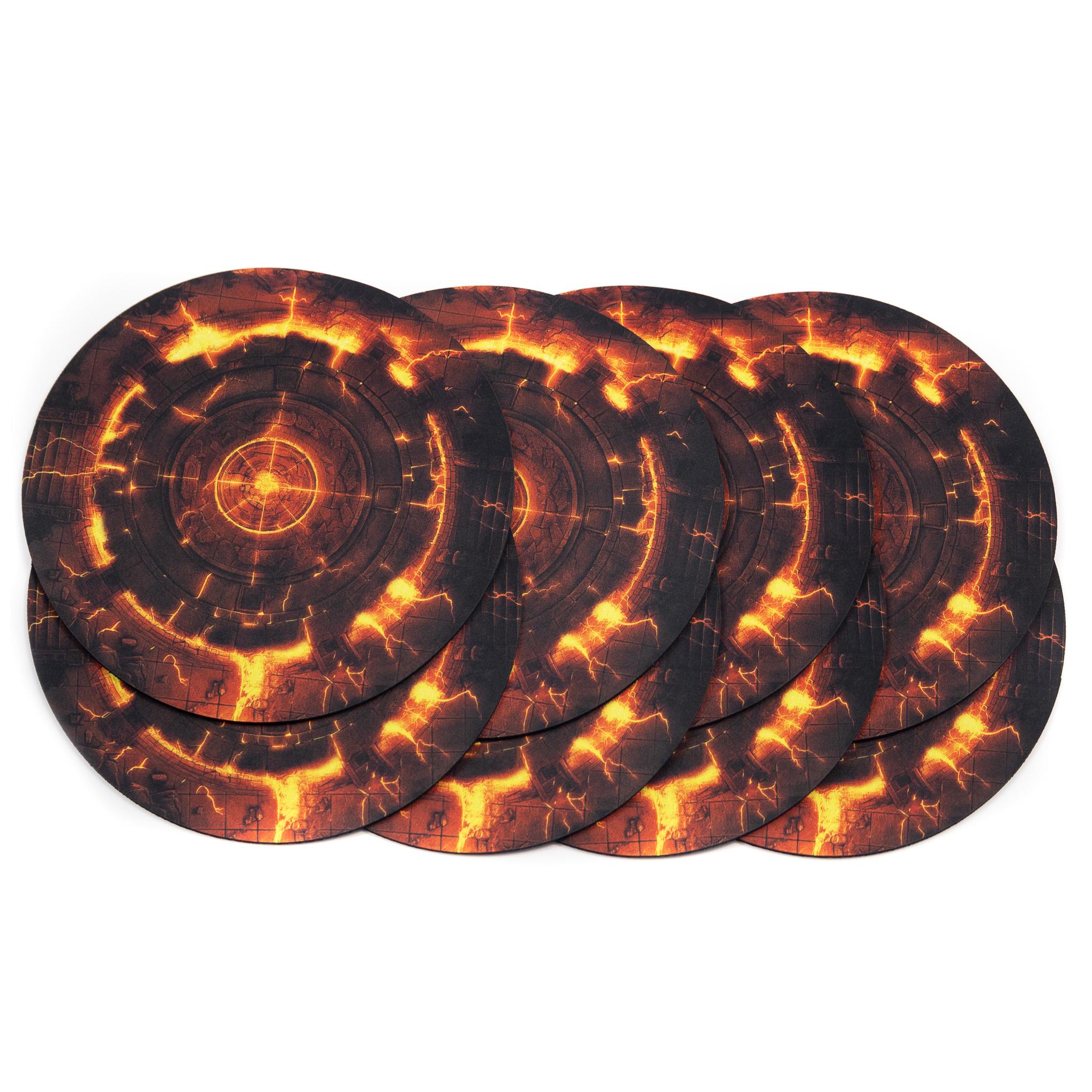 Rubber Objective Markers compatible with Age of Sigmar 4e - Hellcore