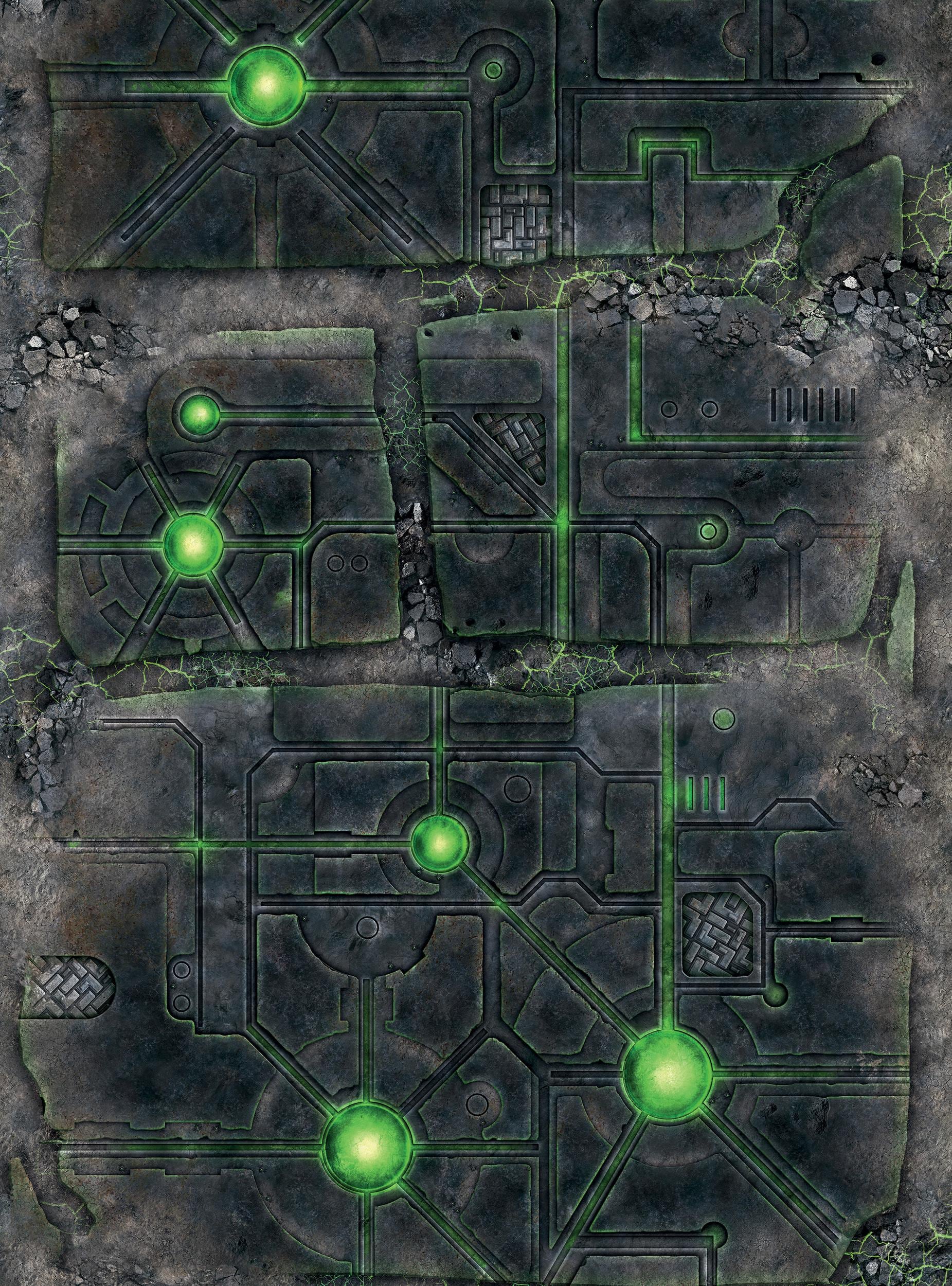 Deathworld Tomb 30”x22” / 76x56 Cm - Single-sided Rubber Mat