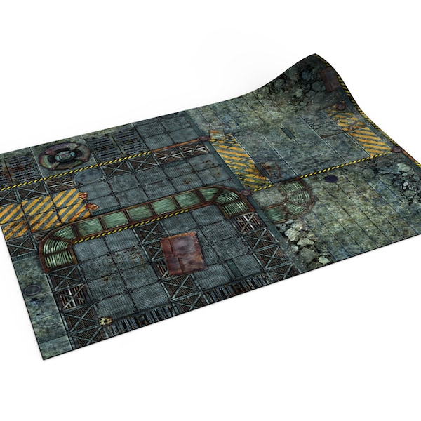 Fallen City 30"x22" / 76x56 cm - Kill Team - Rubber mat for battle games