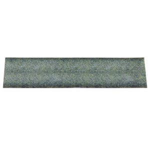 May include: A rectangular, textured sharpening stone with a mottled green and grey appearance. The stone is designed for sharpening tools and knives. The stone is approximately 20 cm long.