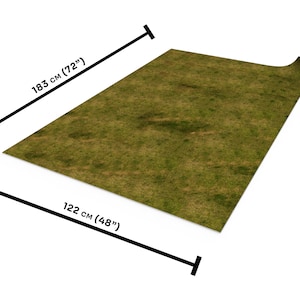 Rubber mat compatible with Flames Of War - Universal Grass 72&quot;x48&quot; / 183x122 cm