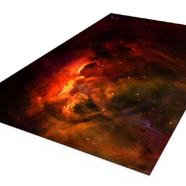 Red Nebula 72"x48" / 183x122 cm - Warhammer 40k: Battlefleet Gothic - Rubber mat for battle games