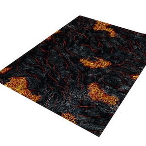 Lava Fields 44&quot;x60&quot; / 112x152 cm - Rubber mat compatible with Age Of Sigmar