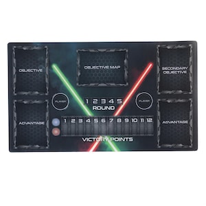 Rubber gevechtsbord compatibel met Star Wars Legion 14" x 8" / 36 cm x 21 cm
