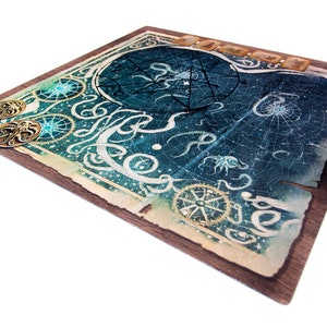 Rubber mat compatible with Arkham Horror LCG