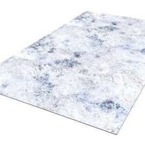 Eis 183 x 122 cm Gummimatte kompatibel mit The 9th Age
