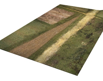 Fields Of War 72"x48" / 183x122 cm - Rubber mat compatible with Bolt Action