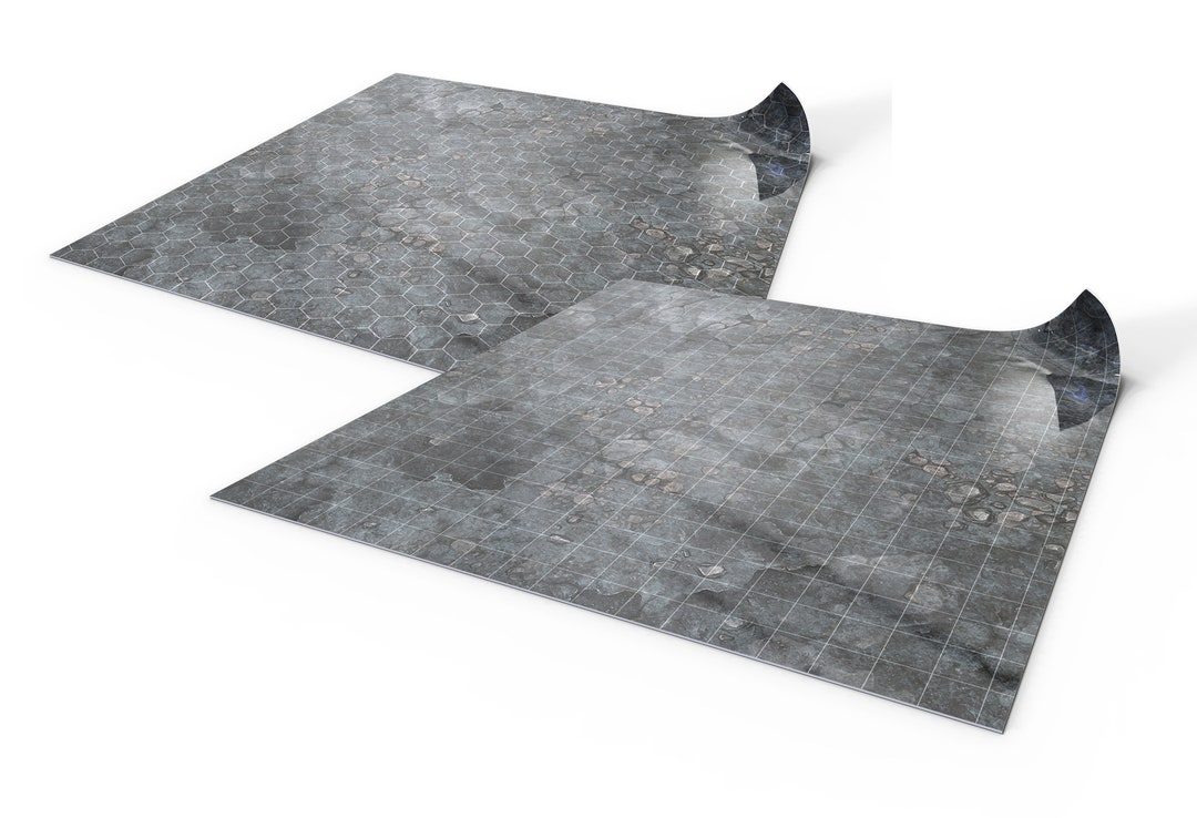 Dryerase RPG Mat With Grid Dry Wipe Battlemat for Role Playing Games