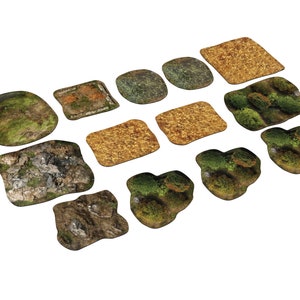 Ensemble de tournoi sur terrain 2D compatible avec Saga (produit non officiel et sans licence)