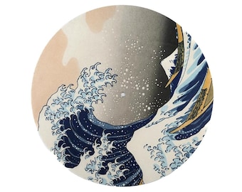 Turntable Slipmat 30,5 cm – Great Wave Kanagawa Non-slip Rubber Mat