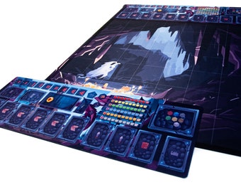 Clank! Catacombs - 2-6 players - rubber mat for board games