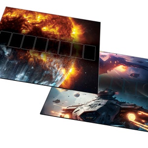 Star Realms - tapis en caoutchouc pour jeu de cartes - 24"x18"/61 x 45 cm