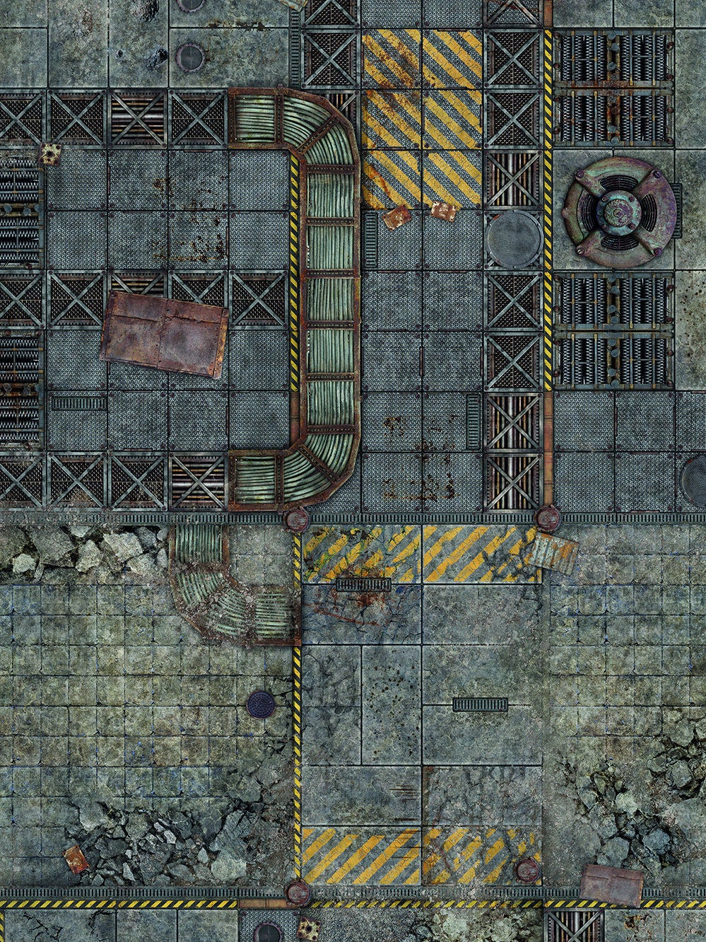 PLAYATS GWS006-R-wh40k Warhaer 40K Battleat, Rubber At, Wasteland - View #11