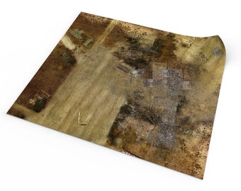 Junktown 36"x36" / 91,5x91,5 cm - Rubber mat compatible with Fallout Wasteland Warfare