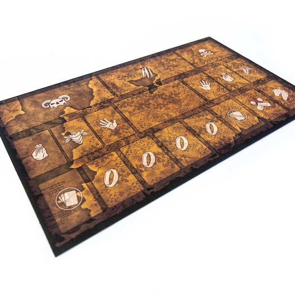 Player's board for The Lord of the Rings: Journeys in Middle-earth - game mat