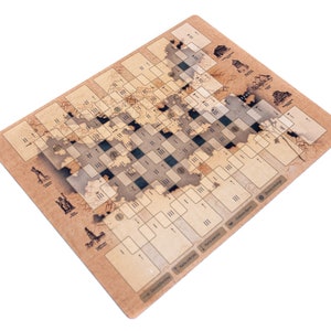 Rubber mat compatible with 7 Wonders - Duel