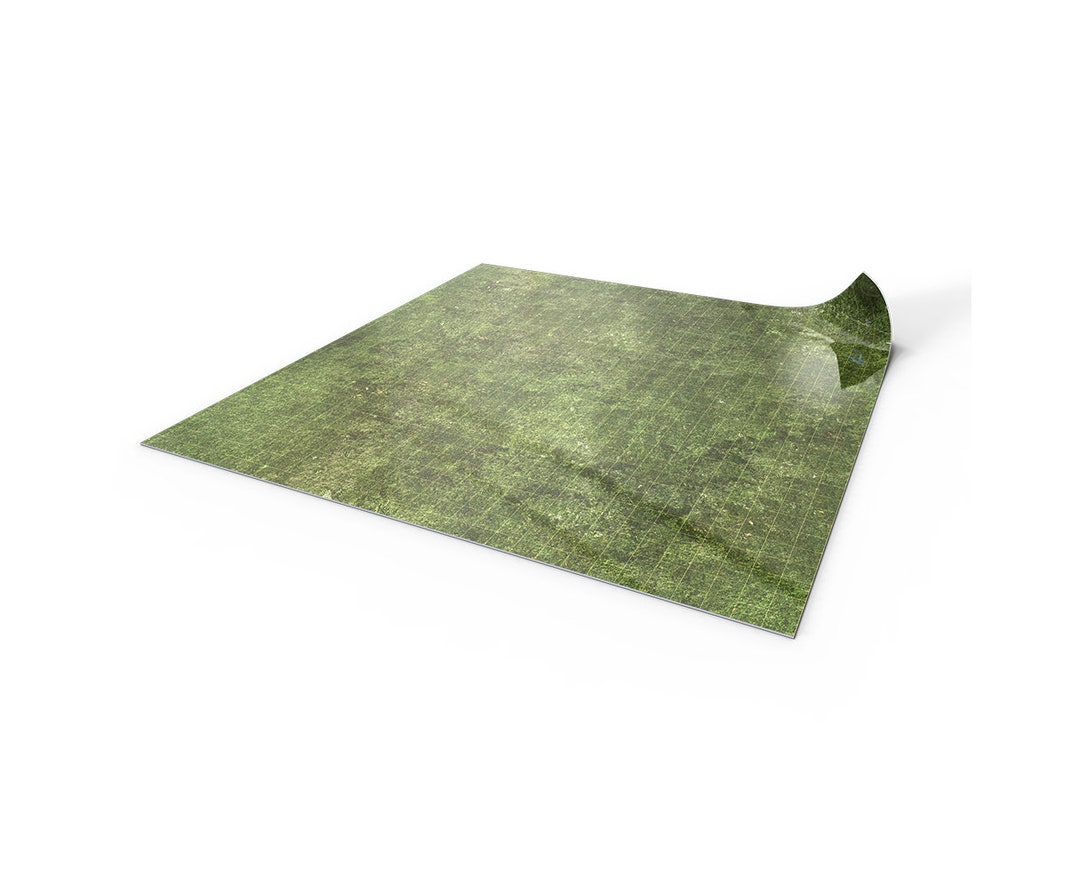 Dryerase RPG Mat With Grid Dry Wipe Battlemat for Role Playing Games