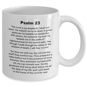 Psalm 23, the lord is my shepherd, religious christianity, gift for a christian