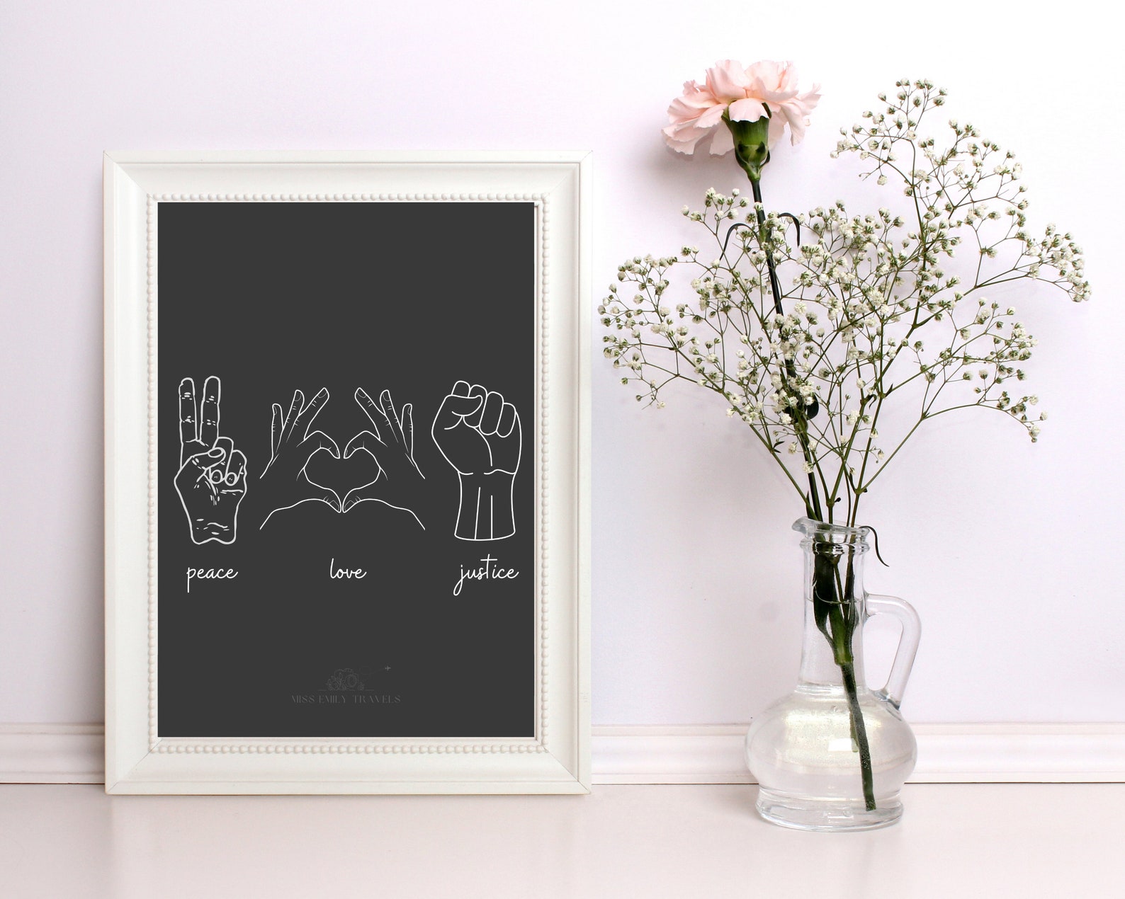 Social Justice Quotes and Gifts Peace Love Justice Etsy