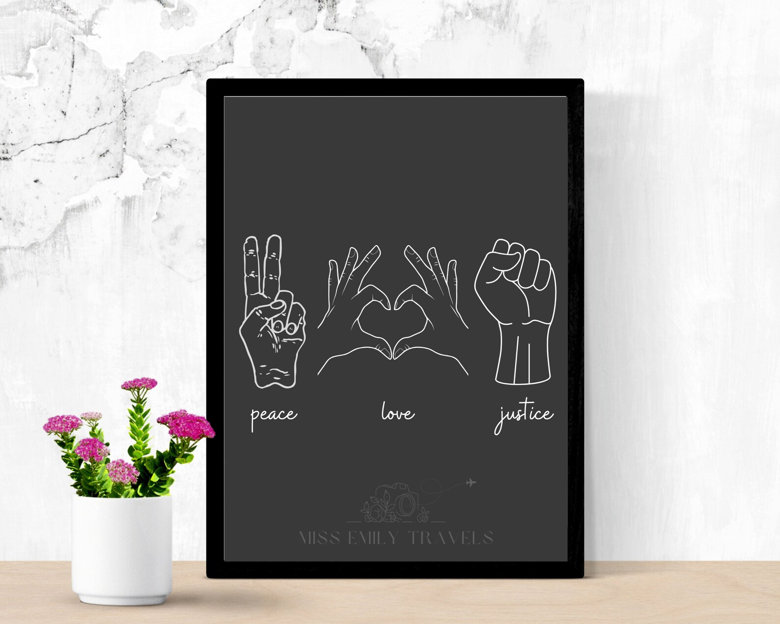 Social Justice Quotes and Gifts Peace Love Justice Etsy