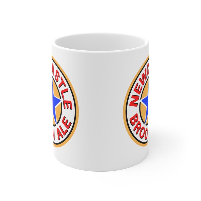 Newcastle Broon Ale Logo Fußball Tasse | Keramik Kaffeetasse Bild 6
