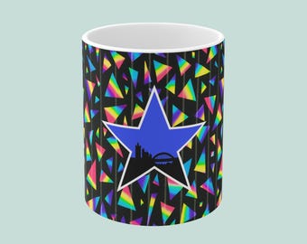 Taza de café de cerámica con la camiseta retro del portero del Newcastle United