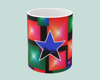 Taza de cerámica con la camiseta retro del portero del Newcastle United / Taza de café