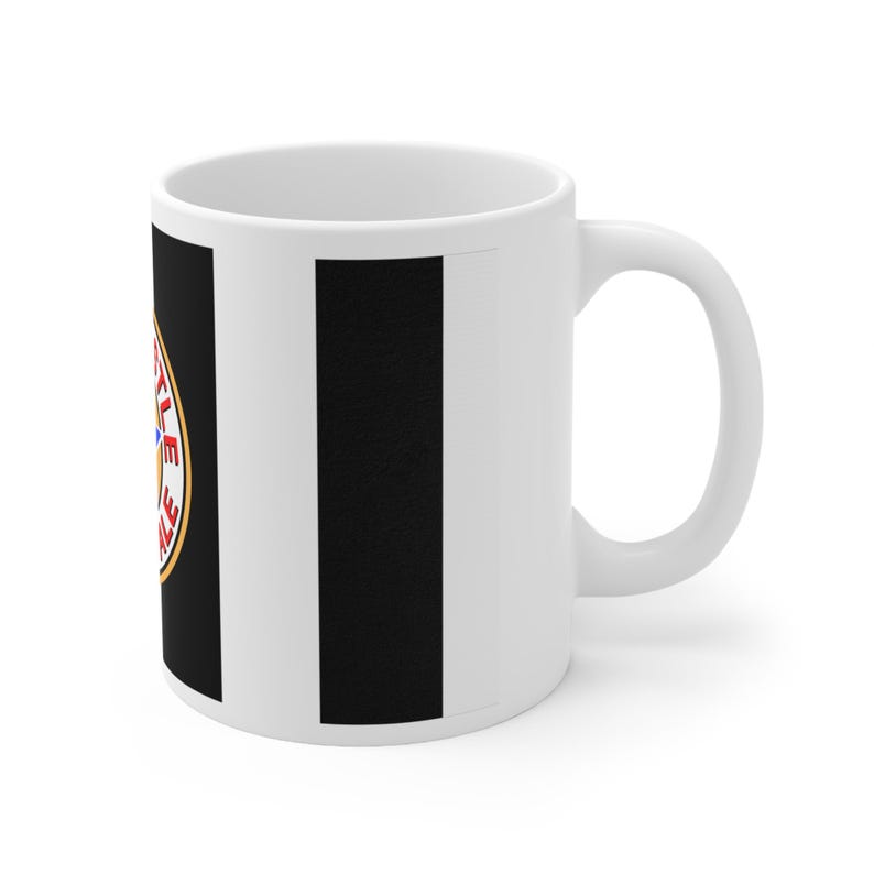 Newcastle Broon Ale Football Logo Mug | Ceramic Coffee Cup image 4