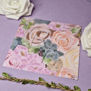 Floral card to download, greeting card with flowers to print, floral greeting card, card to print