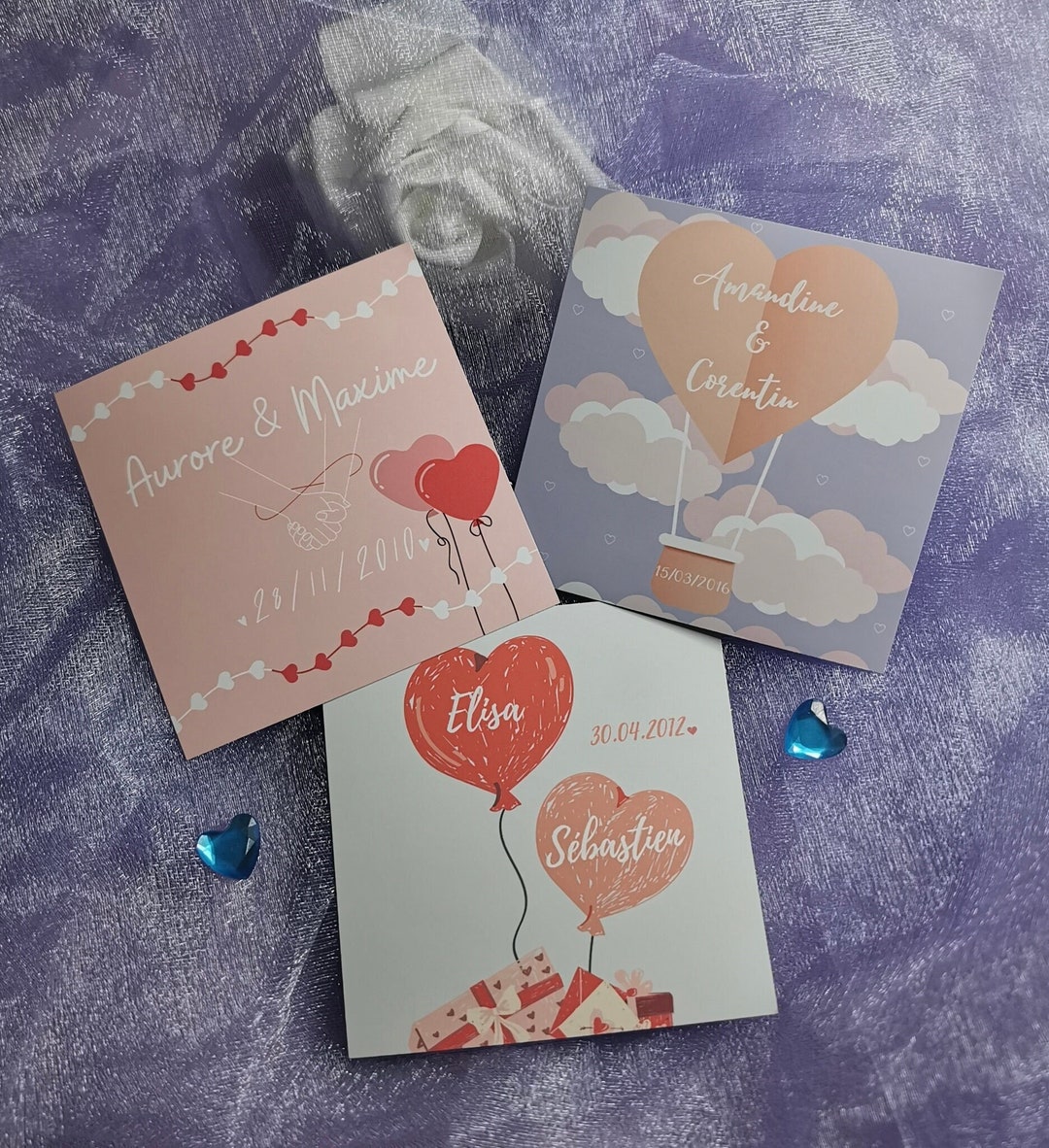 Aimant Personnalisable Pour Frigo Avec Photo Et Texte - Cadre 99x112 Mm, Impression UV Sur Verre Acrylique, Cadeau Romantique Pour Anniversaire Ou Saint-Valentin