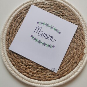 Flower card to download for mom, card with flowers to print, greeting card for mom, gift for mom