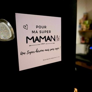 Imán de nevera para mamá, imán de nevera, regalo para mamá, mamá personalizada, imán personalizado