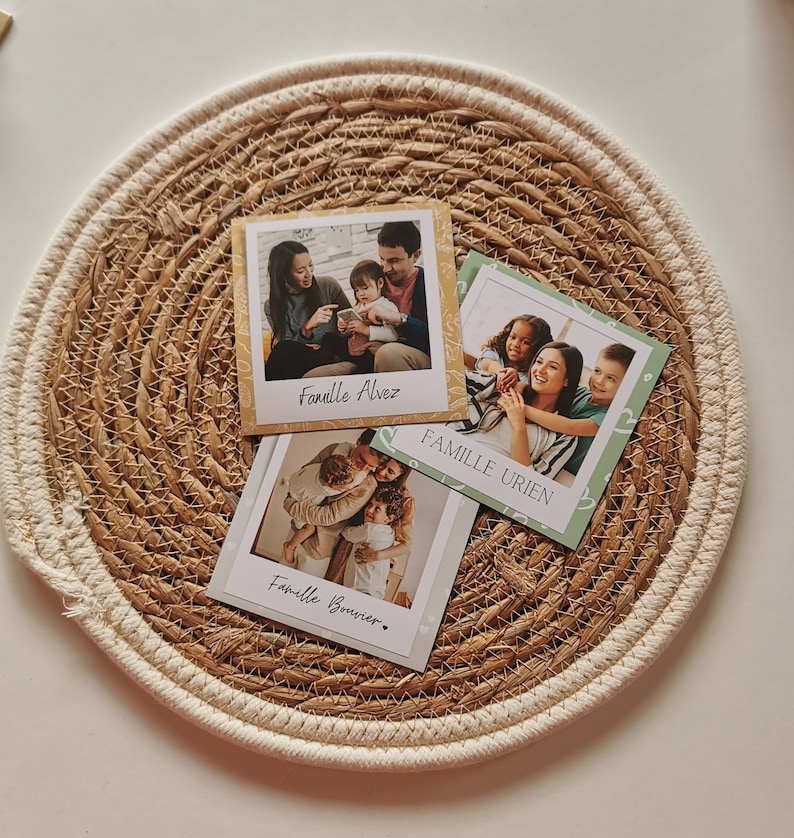 Magnet de frigo personnalisable pour la famille, Aimant de frigo avec photo, cadeau personnalisé papa, photo personnalisable image 1