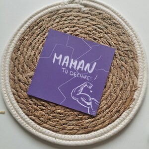 Card for a heartbreaking mom to print, card for mom to download, greeting card for mom, purple greeting card for mom