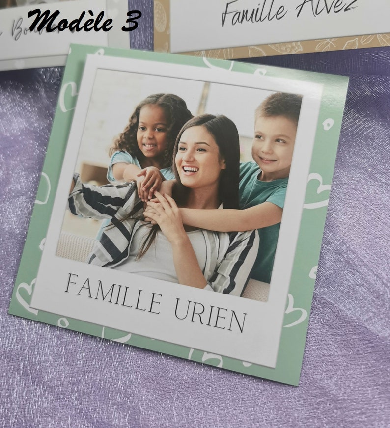 Magnet de frigo personnalisable pour la famille, Aimant de frigo avec photo, cadeau personnalisé papa, photo personnalisable image 4